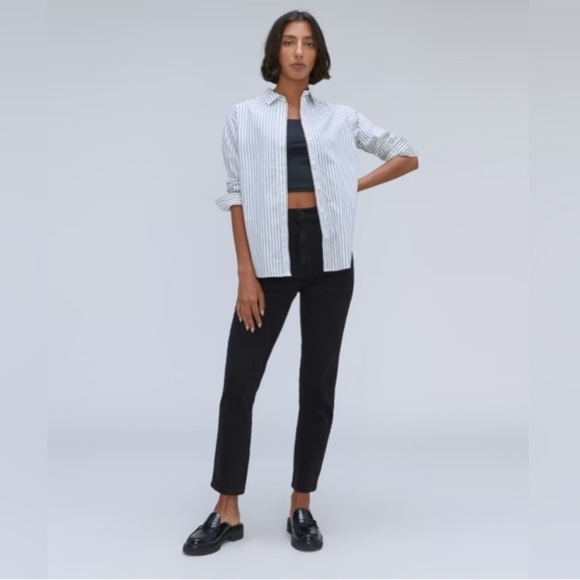 Everlane The Original Cheeky Jean Black Size 27 - Picture 1 of 10